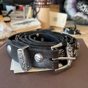 Campomaggi Rose Belt in Grigio